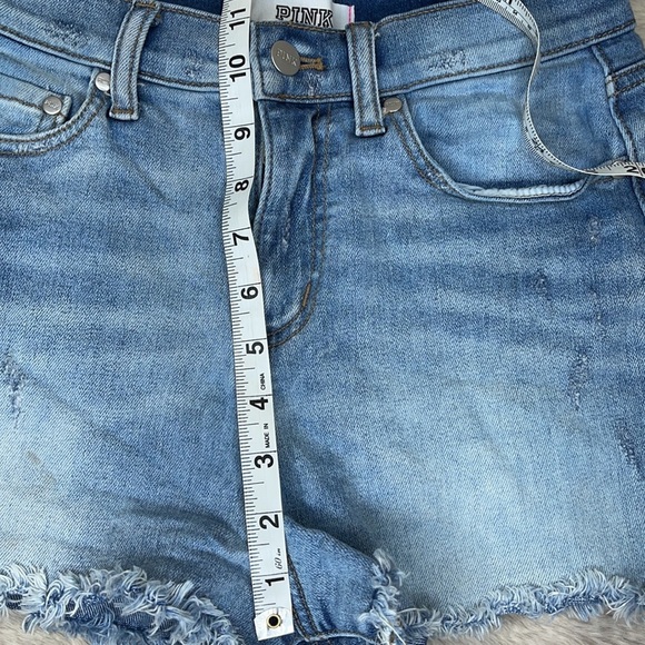 PINK•DENIM•SHORTS - Picture 4 of 7